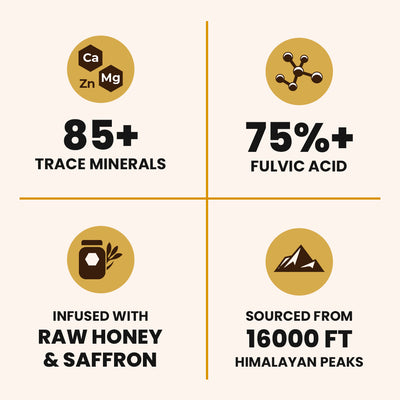 Shilajit Honey Sticks –  Pure Himalayan Shilajit Resin Infused with Natural Honey