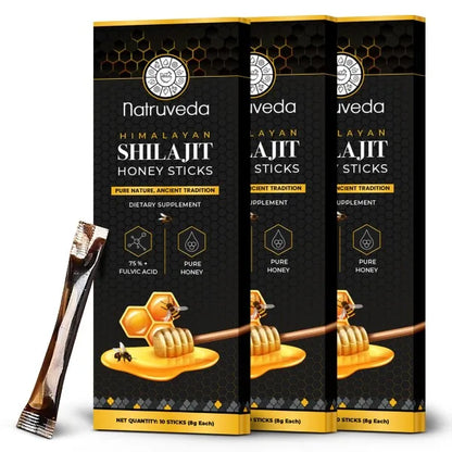 pack of 3 shilajit honey sticks